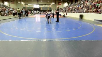 58 lbs Consi Of 4 - Oumar Deslauriers, South Forsyth WAR Wrestling Club vs Ford McArthur, Teknique Wrestling