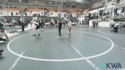 73-76 lbs Rr Rnd 4 - Woodrow Carroll, Cowboy Wrestling Club vs Lincoln Sanders, Cowboy Wrestling Club