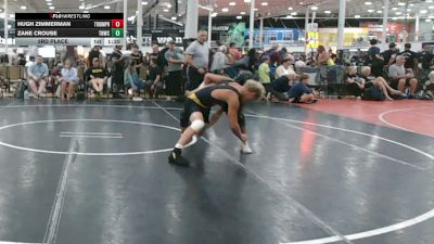 140 lbs 3rd Place - Hugh Zimmerman, Triumph Blue - HSC vs Zane Crouse, TNWC Silver Fox - HSC
