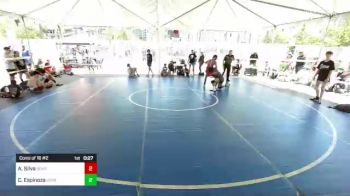 120 lbs Consi Of 16 #2 - Aaron Silva, Semper Fi WC vs Christian Espinoza, Cerritos HS