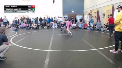 132 lbs Semis - Brey Stahle, Idaho Gold Wrestling Club vs Marcus Sanchez, 208 Badgers Wrestling Club