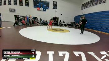 138-144 lbs Round 1 - Skylee Gangwish, Eastside United Wrestling Club vs Danika Crumrine, North Big Horn Rams Wrestling