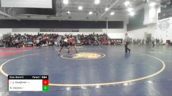 144 lbs Cons. Round 2 - Jaeden Vaughner, Oak Hills vs Kai Vazana, South Torrance