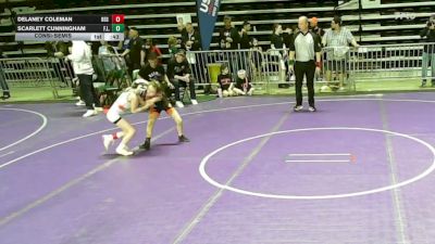 60 lbs Consolation - Delaney Coleman, Red Nose vs Scarlett Cunningham, F.l.o.w.