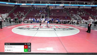 160 lbs Consy Rd Ii - Will Domico, Clearfield vs Eli Butler, Warrior Run