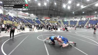 144 lbs Round Of 32 - Hayden Klimek, GI Grapplers vs Diego Garcia, New Mexico Bad Boyz