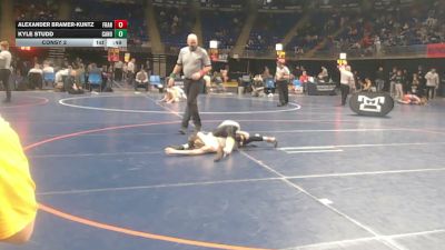 75 lbs Consy 2 - Alexander Bramer-Kuntz, Franklin Regional vs Kyle Studd, Canon-McMillan