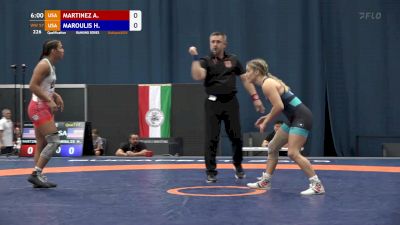 57 kg Qualification - Helen Maroulis, USA vs Amanda Martinez, USA