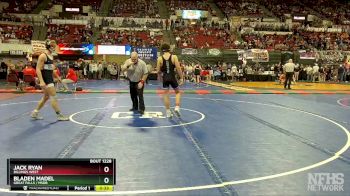 AA - 138 lbs Cons. Round 2 - Jack Ryan, Billings West vs Bladen Madel, Great Falls / MSDB