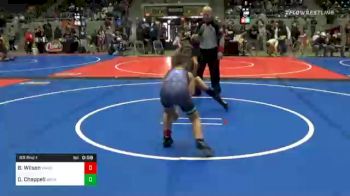 90 lbs Prelims - Bentley Wilson, Wagoner Takedown Club vs Donovan Chappell, Broken Arrow Wrestling Club