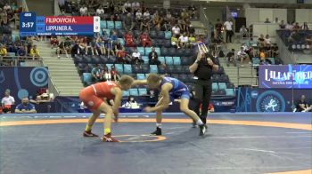 53 kg Final 3-5 - Alina Filipovych, Ukraine vs Annatina Kendra Lippuner, Switzerland