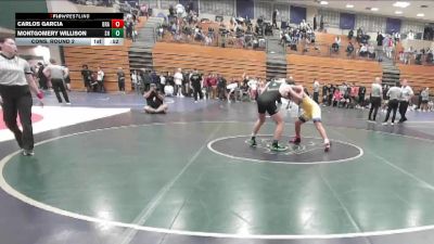 157 lbs Cons. Round 2 - Carlos Garcia, Brawley vs Montgomery Willison, South Hills