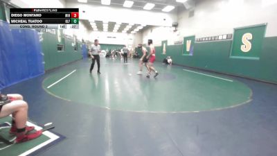 157 lbs Cons. Round 2 - Micheal Tuatoo, Olympian vs Diego Montano, Mission Hills