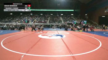 120 lbs Quarterfinal - Grace Morrison, Star Valley vs Searney O`Brien, Sheridan
