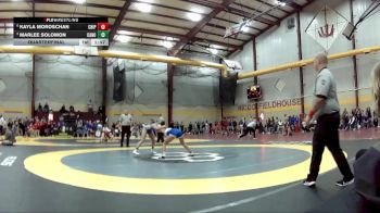 120 lbs Quarterfinal - Marlee Solomon, Canon-McMillan vs Kayla Moroschan, Chippewa