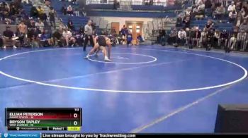 113 lbs Semis & 1st Wb (8 Team) - Bryson Tapley, West Laurens vs Elijah Peterson, Marist School