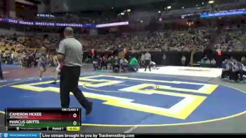 138 Class 3 Cons. Round 2 - Cameron McKee, Jefferson City vs Marcus Gritts, Marshfield