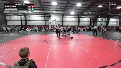 Consi Of 8 #1 - Adam Bowen, Pottstown vs Mike Espinoza, Netcong