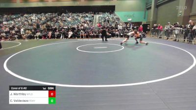 150 lbs Consi Of 8 #2 - Jason Worthley, West Field vs Carlos Valdeviezo, Poway