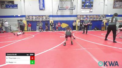 52 lbs Consi Of 8 #2 - Koen Thurman, Sperry Wrestling Club vs Beckett Rupp, Perry Wrestling Academy