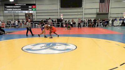 6 - 144 lbs Champ. Round 1 - Yamen Zaghloul, Chantilly vs Simeon Barrett, Grassfield