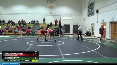 197 lbs Cons. Semi - Armando Medrano, Bakersfield College vs Jesus Rodriguez, Palomar College