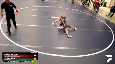 77 lbs 5th Place Match - Chase Wilson, New Ulm Rolling Thunder vs Ethan Rask, Minnesota