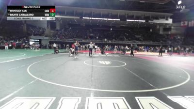 113 lbs Cons. Round 2 - Dante Caballero, Venture Academy vs Bradley Lee, Casa Roble