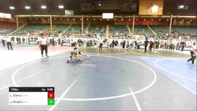 172 lbs Rr Rnd 1 - Leo Sierra, Team Sierra vs Jacob Rivera, NM Gold