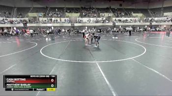 130 lbs Quarterfinal - Matthew Barlay, Askren Wrestling Academy vs Cash Botting, Aviators