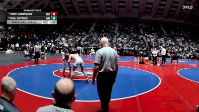 138-5A 1st Place Match - TOBY JUROVSCHI, Jackson County vs Phil Cuttino, Glynn Academy