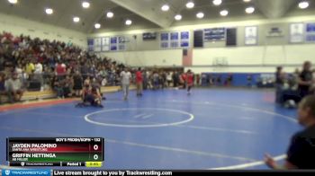132 lbs Cons. Semi - Jayden Palomino, Santa Ana Wrestling vs Griffin Hettinga, AB Miller