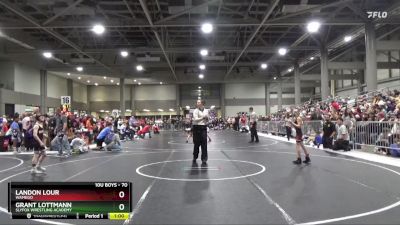 70 lbs Champ. Round 1 - Landon Lour, Wamego vs Grant Lottmann, SlyFox Wrestling Academy