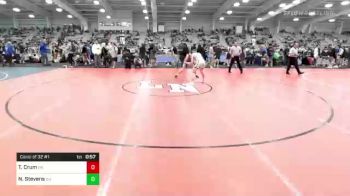 126 lbs Consi Of 32 #1 - Tommy Crum, PA vs Nathan Stevens, OH