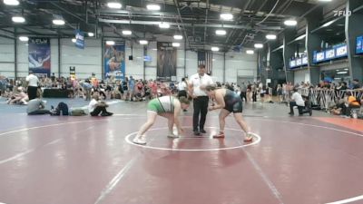 235 lbs Rr Rnd 1 - Lily Clark, Indiana Outlaws Teal vs Aliviah Walsh, Team RJN