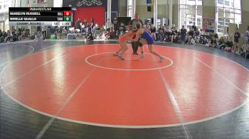 140 lbs Champ. Round 1 - Brielle Qualls, Tahoma vs Madelyn Russell, Dallas
