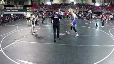 132 lbs Champ. Round 1 - Crew Carlson, The Best Wrestler vs Grayson Steinmeyer, Seward Wrestling Club
