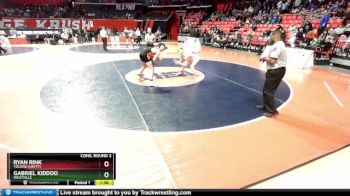 1A 165 lbs Cons. Round 2 - Gabriel Kiddoo, Westville vs Ryan Rink, Tolono (Unity)