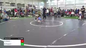 B-55 lbs Round Of 16 - Beau Cowan, OH vs Brooks Poupard, MI