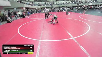 75 lbs Champ. Round 1 - Gabriel Jasso, Pursuit Wrestling Minnesota vs Chance Primmer, Wisconsin