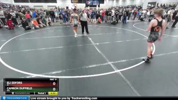 102 lbs Champ. Round 2 - Camron Duffield, MO vs Eli Edfors, IA