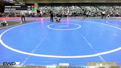 43 lbs Consi Of 16 #2 - Gabriel Gutierrez, Salem Elite Mat Club vs Emilio Perez, Rising Sun Wrestling Club