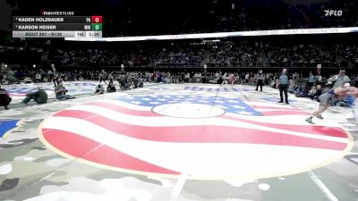 Semifinal - Karson Keiser, Winner vs Kaden Holzbauer, Parkston