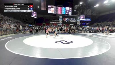 130 lbs Champ. Rd Of 64 - Nevaeh Wilson, IN vs Peyton Hellmann, SD