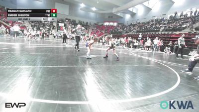 47-51 lbs Rr Rnd 3 - Reagan Garland, Berryhill Wrestling Club vs Ember Shelton, Team Tulsa Wrestling Club