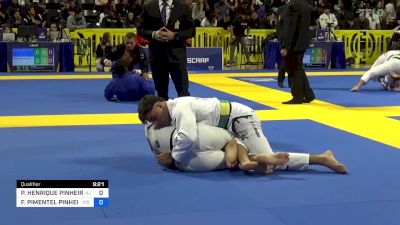 FILIPE PIMENTEL PINHEIRO vs PEDRO HENRIQUE PINHEIRO MACHADO 2024 World Jiu-Jitsu IBJJF Championship