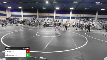 94 lbs Consi Of 16 #2 - Kaliya Klise, Gold Rush Wr Ac vs Ava Goodman, Vegas Sport Wrestling