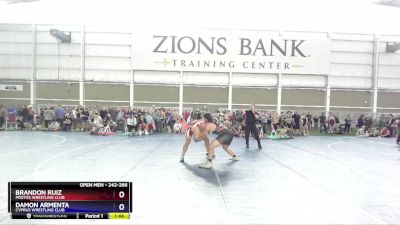 242-266 lbs Round 2 - Brandon Ruiz, Protos Wrestling Club vs Damon Armenta, Cyprus Wrestling Club