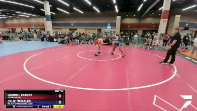 144 lbs Cons. Round 3 - Gabriel Eckert, 3F Wrestling vs Cruz Morales, NB Elite Wrestling Club