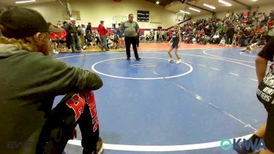 58 lbs Consi Of 8 #2 - Knox Branham, Vian Wrestling Club vs Tobias Daniels, Hilldale Youth Wrestling Club